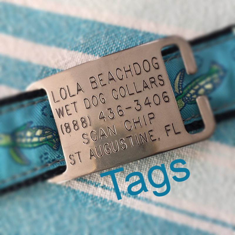 stainless steel slide on dog tag Picture